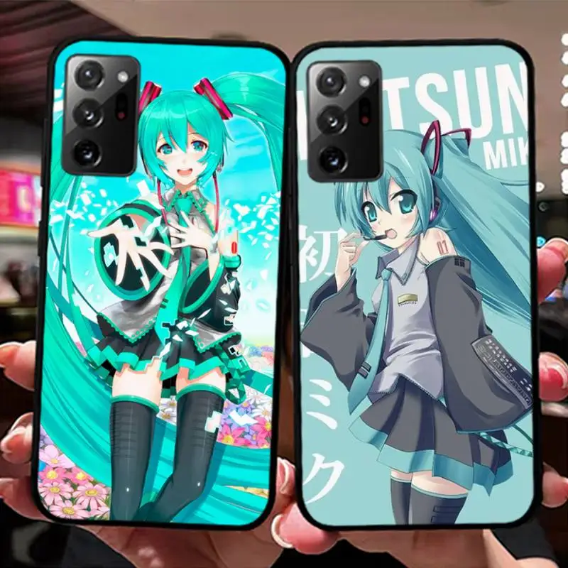

H-Hatsunes Miku Phone Case for Samsung Note 5 7 8 9 10 20 pro plus lite ultra A21 12 72