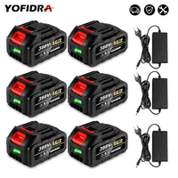 46810 pcs rechargeable battery 18 20v max 15000mah for angle grinder chainsaws drills electric wrenches blowers power tool