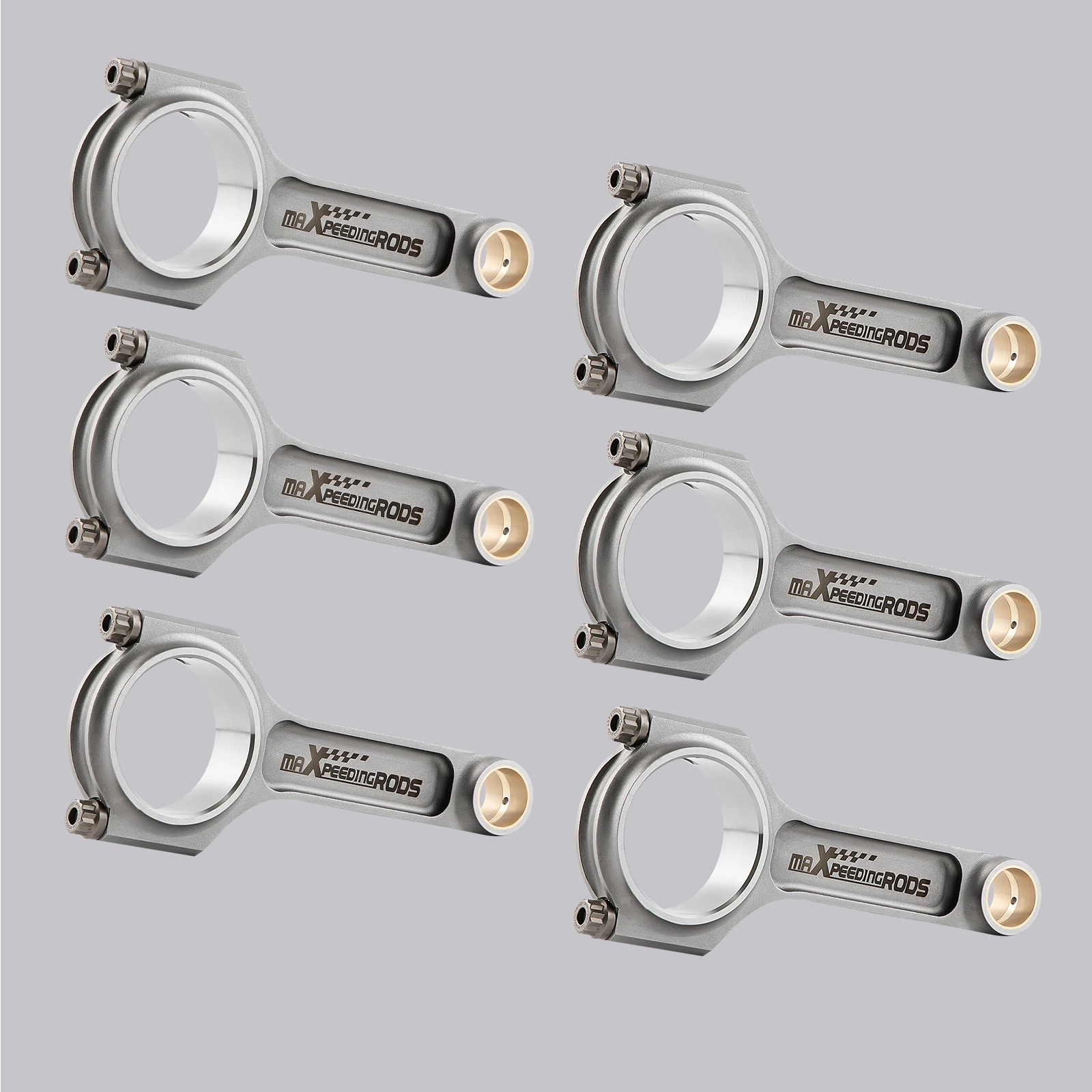 

I-Schaft 4340 EN24 Connecting Rods Bolts For BMW 328i 528i E36 E46 M52B28 135mm for 5 Series E12 1972-1981 Saloon Conrods Piston