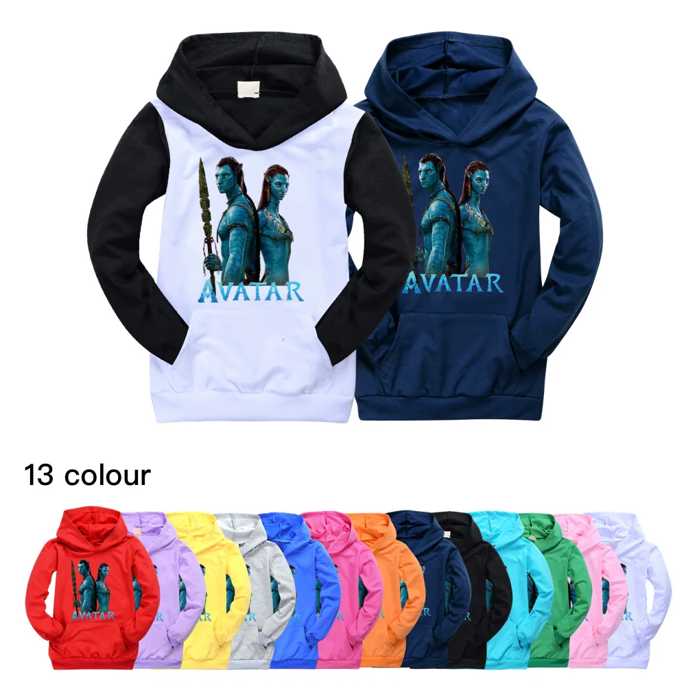 

Fashion Disney Avatar Kids Cartoon Hoodies Children Long Sleeve Coats Toddler Girls Outwear Boys Pullovers Sweatshirts