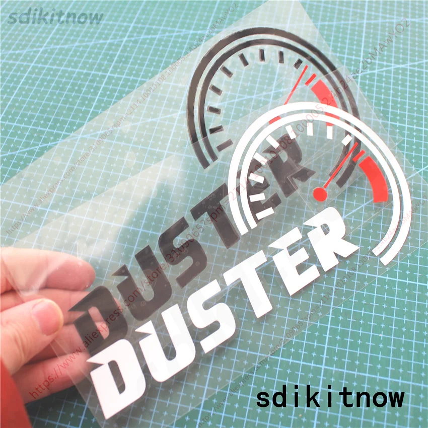 

2021 NEW Car Dash board Decal Speed Sticker Styling light Decoration For Renault duster accessories