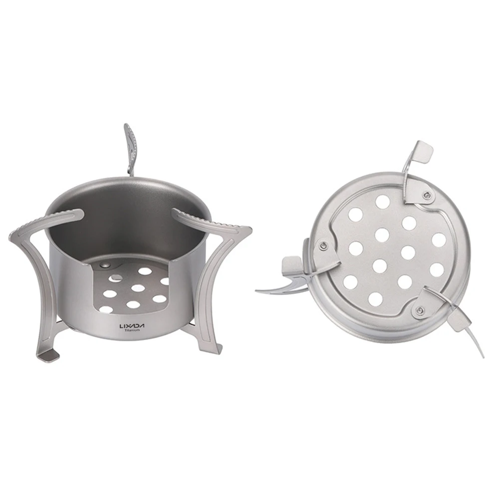 Титановая туристическая плита LIXADA Ультралегкая карманная мини-горелка на