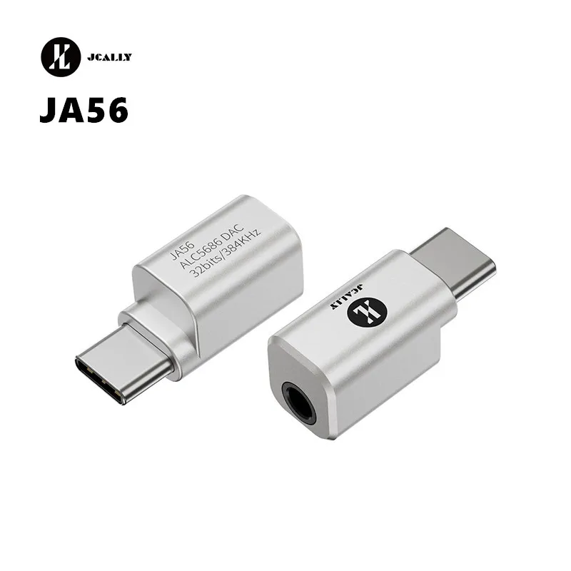 JCALLY JA56 / JA10i C100 Lightning Type-c to 3 5 мм адаптер цифрового аудиокода для наушников Android IOS