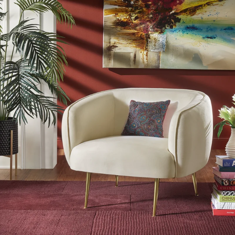 

Ember Interiors Cuno Tub Chair, Beige