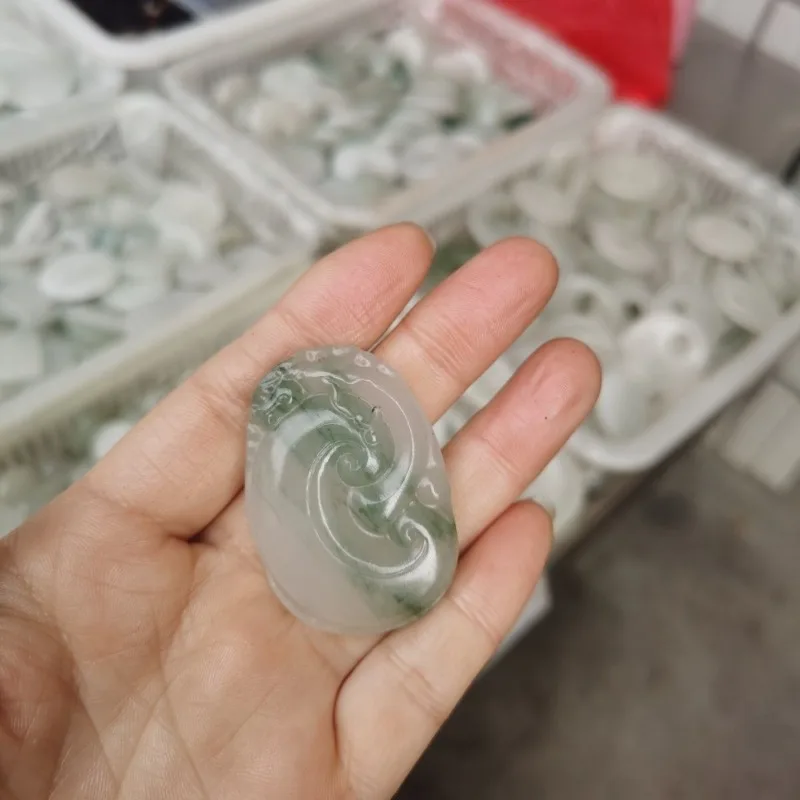 Подвеска tiancui Shan Ruyi Pixiu из натуральных семян льда плавающий цветок снег кулон