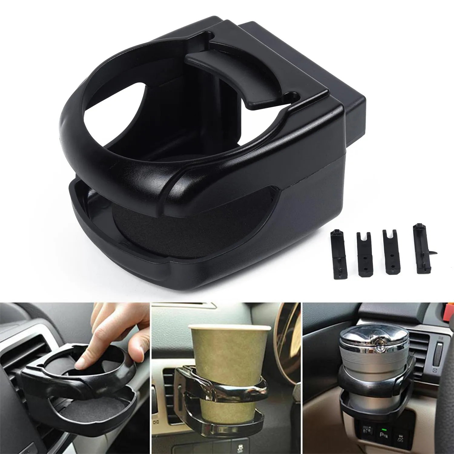 

1pcs Car Outlet Air Vent Mount Cup Shelf 8.5X9.5X5.5 Cm Water Bottle Can Holder Rack For Prevent Soft Canned Drinks Overflow