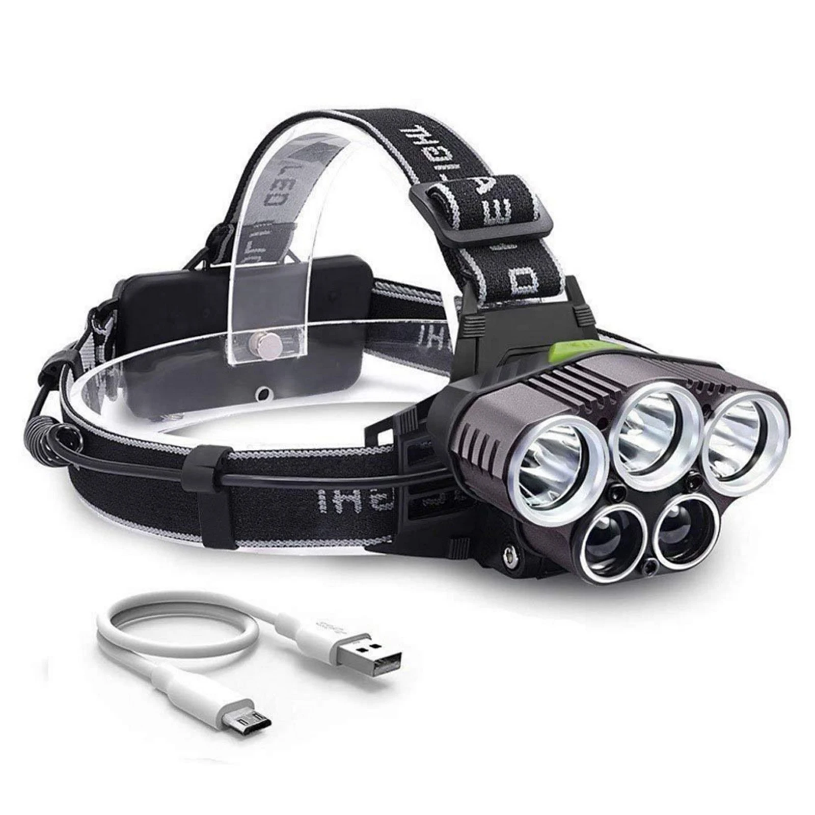 Rechargeable Zoom Led Headlamp Fishing Headlight Torch Hunting Head Lamp Camping Headlamp Flashlight Head Light Fishing Goods  - buy with discount