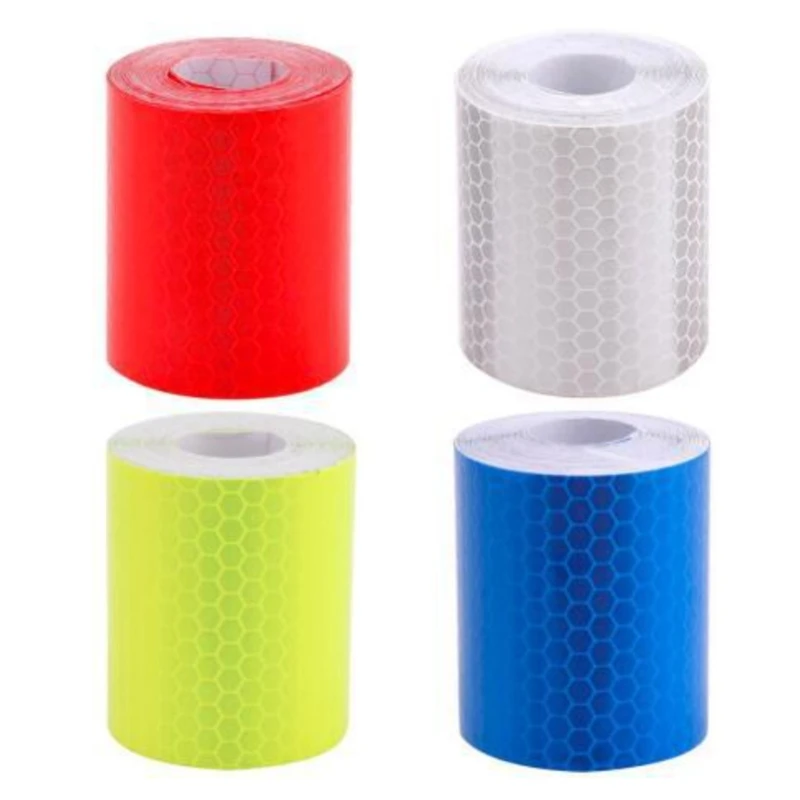 

3 Meters Reflective Tape Roll Width 5" Blue/Red/White/Yellow Optional for Car