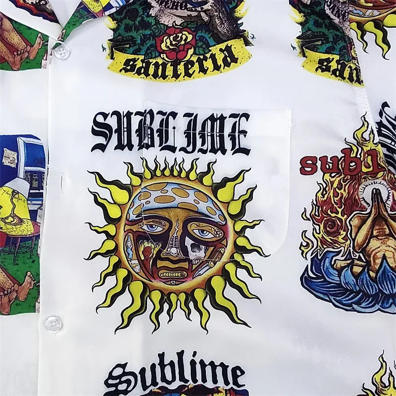 WACKO Гавайская рубашка с коротким рукавом