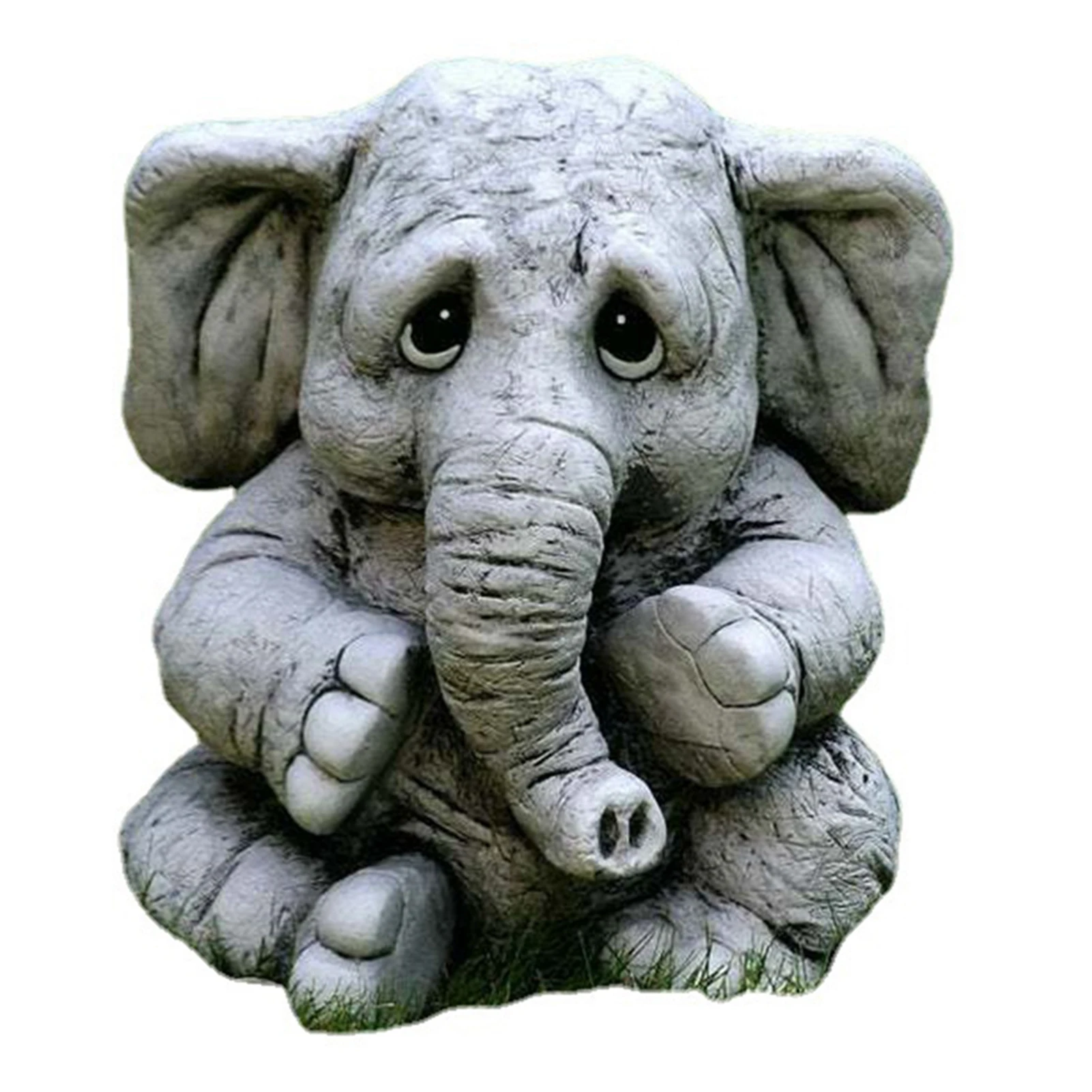 

Elephant Statue Creative Crafts Ornament Lightweight Cute Creative Ornament for Holiday Party Decoration lpfk