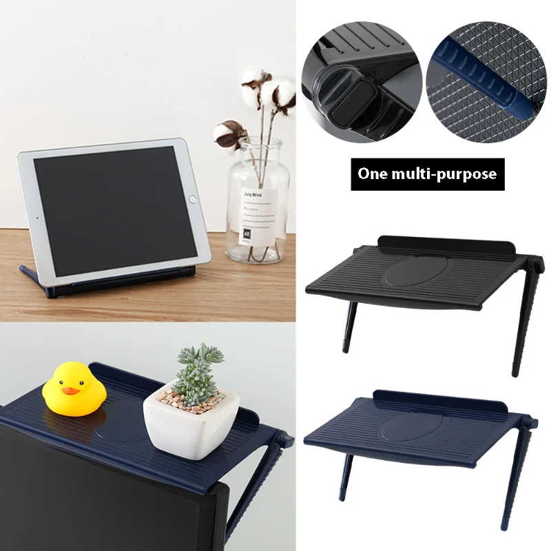 

2023NEW Storage shelves tv converter rack adjustable screen top shelf office computer monitor stand sundries organizer