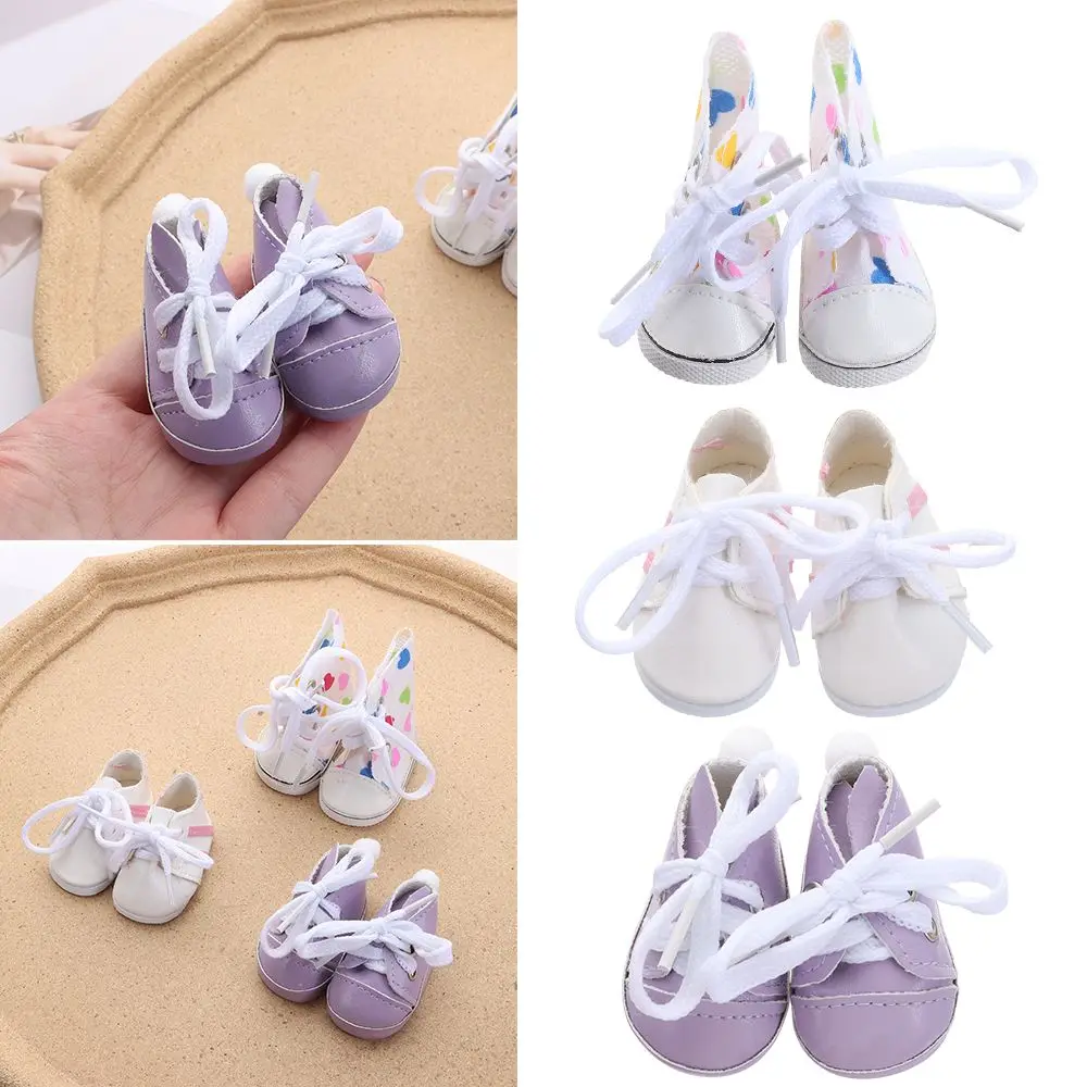

Cute Canvas Doll Shoes Clothes Accessories Born Baby Clothes 14 Inch American Dolls Girl Toy DollHouse Change Dressing Game Gift