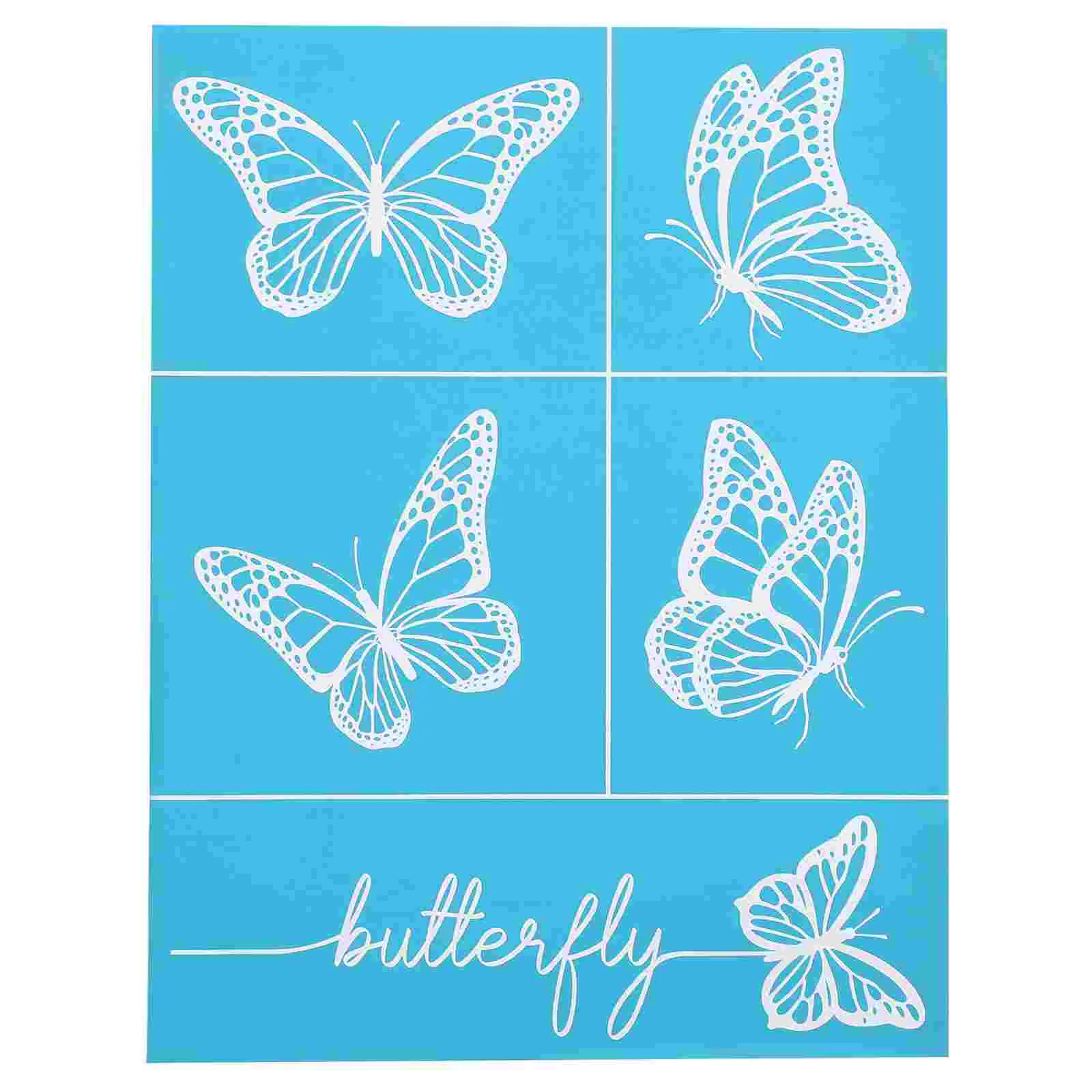 

Screen Stencils Silk Printing Stenciltransfer Reusable Mesh Adhesive Paper Polymer Clay Wood Print Wooden Board Washable Diy