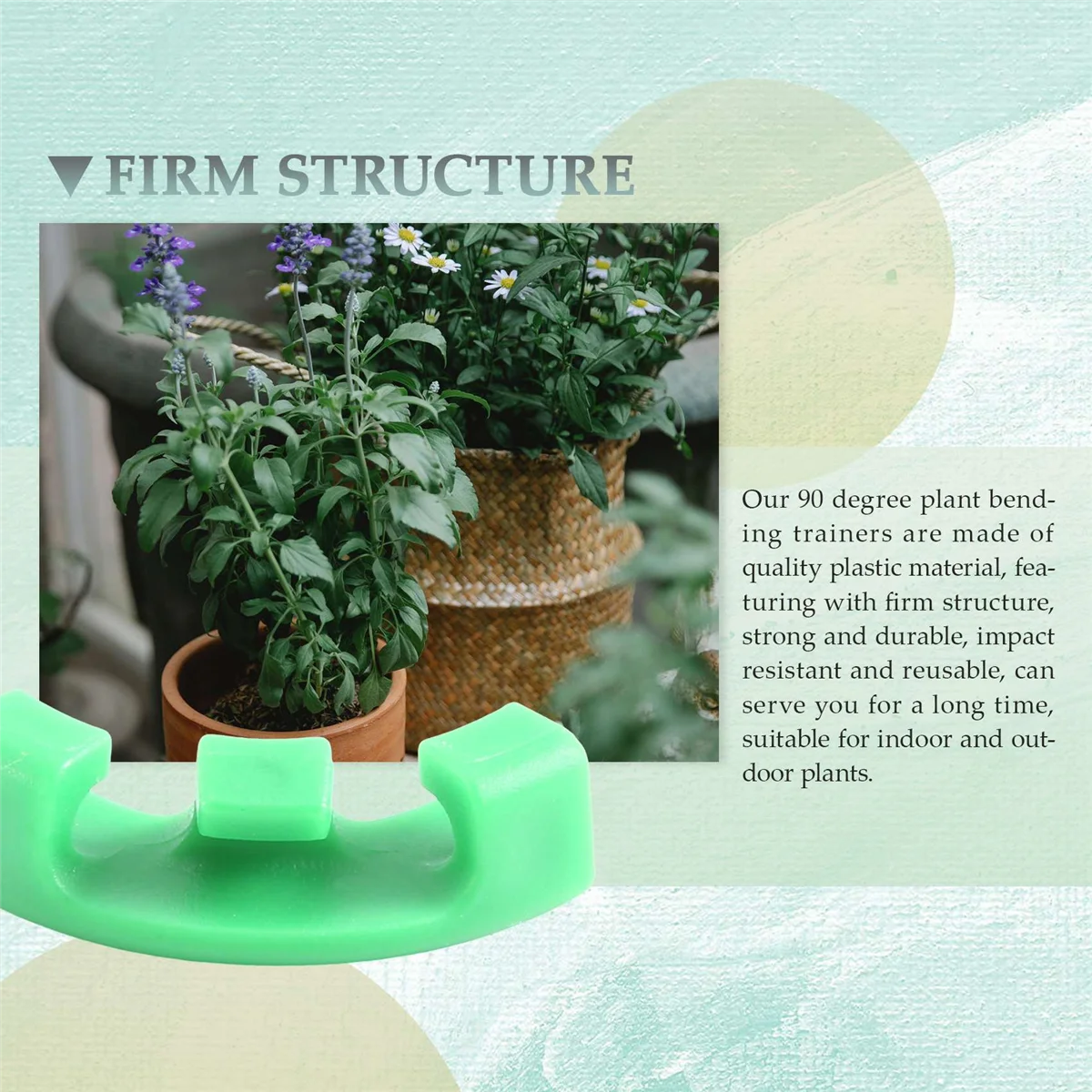 36 шт. гибкие зажимы для растений 90 градусов