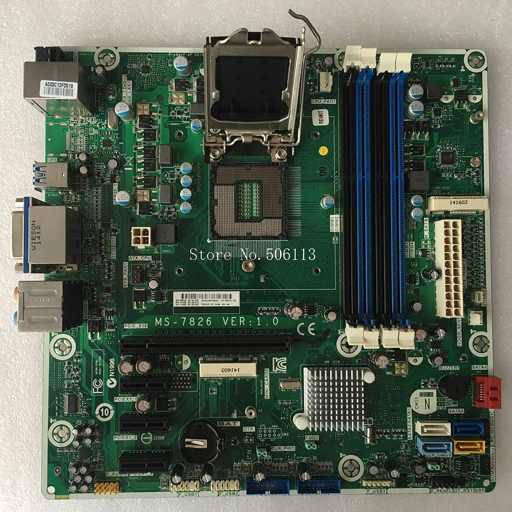 

Desktop Motherboard For HP ENVY 700 MS-7826 Z87 LGA 1150 698749-001 002 698749-002 717068-501 System Board Fully Te