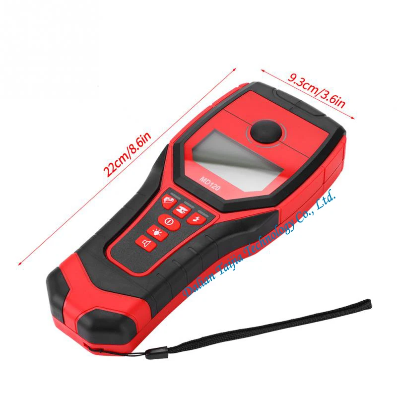 

Ручной портативный многофункциональный настенный сканер T-quality MD120/металлоискатель/видоискатель