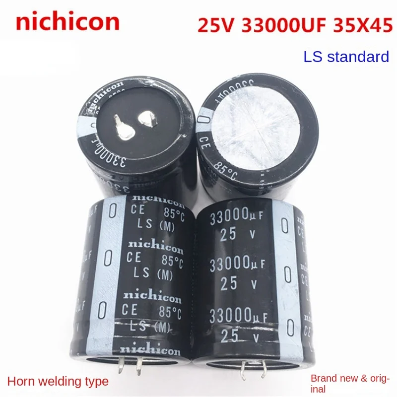 1 шт. 25V33000UF 35X45 Япония электролитический конденсатор фирмы Nichicon 33000UF 25V 35*45 LS Series