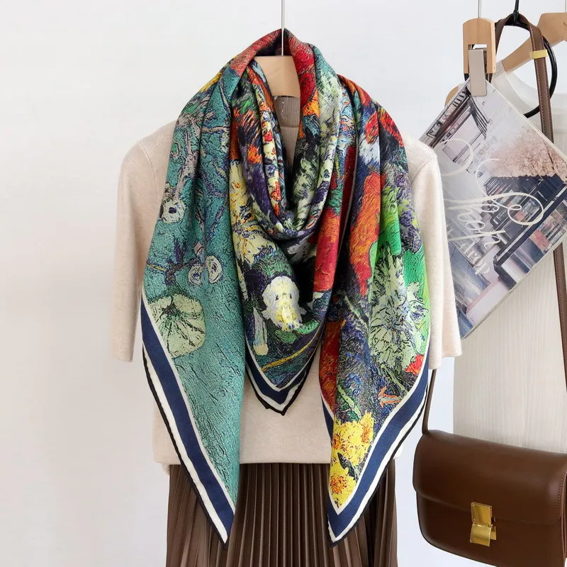 Рисунок 3 - 70% кашемир 30% шелк шарф для женщин