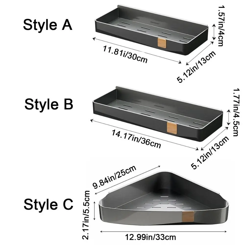 Практичная пластиковая полка для ванной комнаты настенная ванны и душа большая