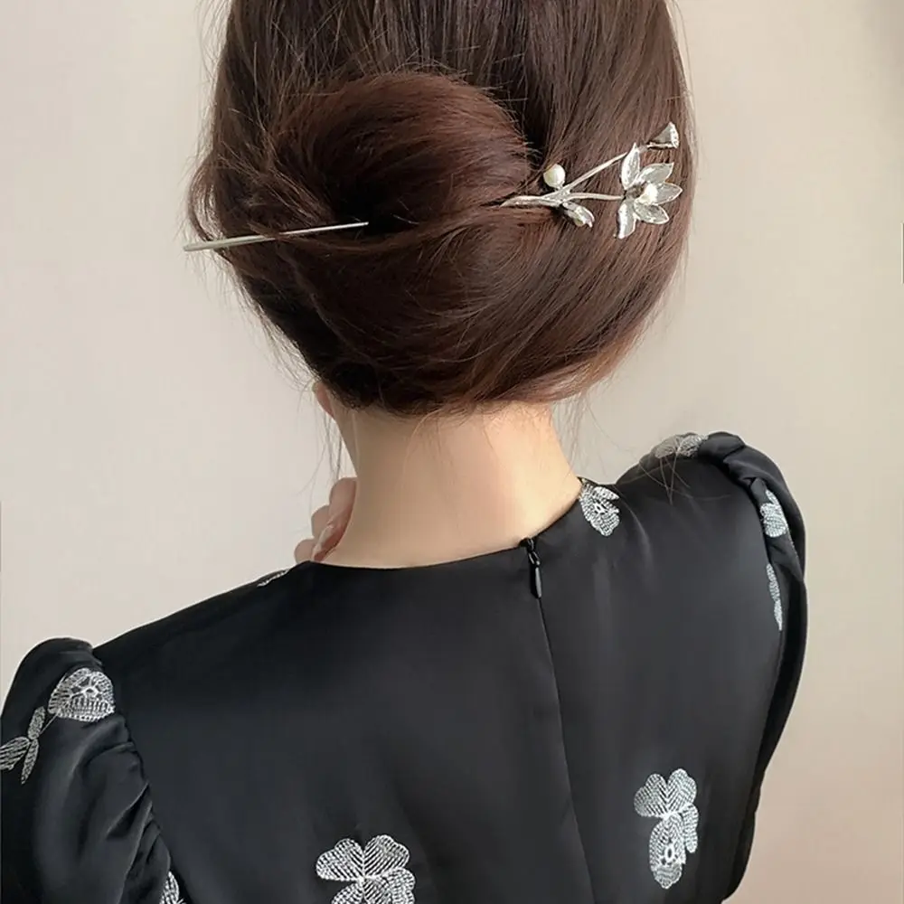 Cheongsam жемчужный цветок прическа дизайн инструмент Hanfu палочки для волос
