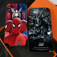avengers spiderman phone case for redmi 9t for xiaomi redmi 9t soft black back carcasa silicone cover tpu