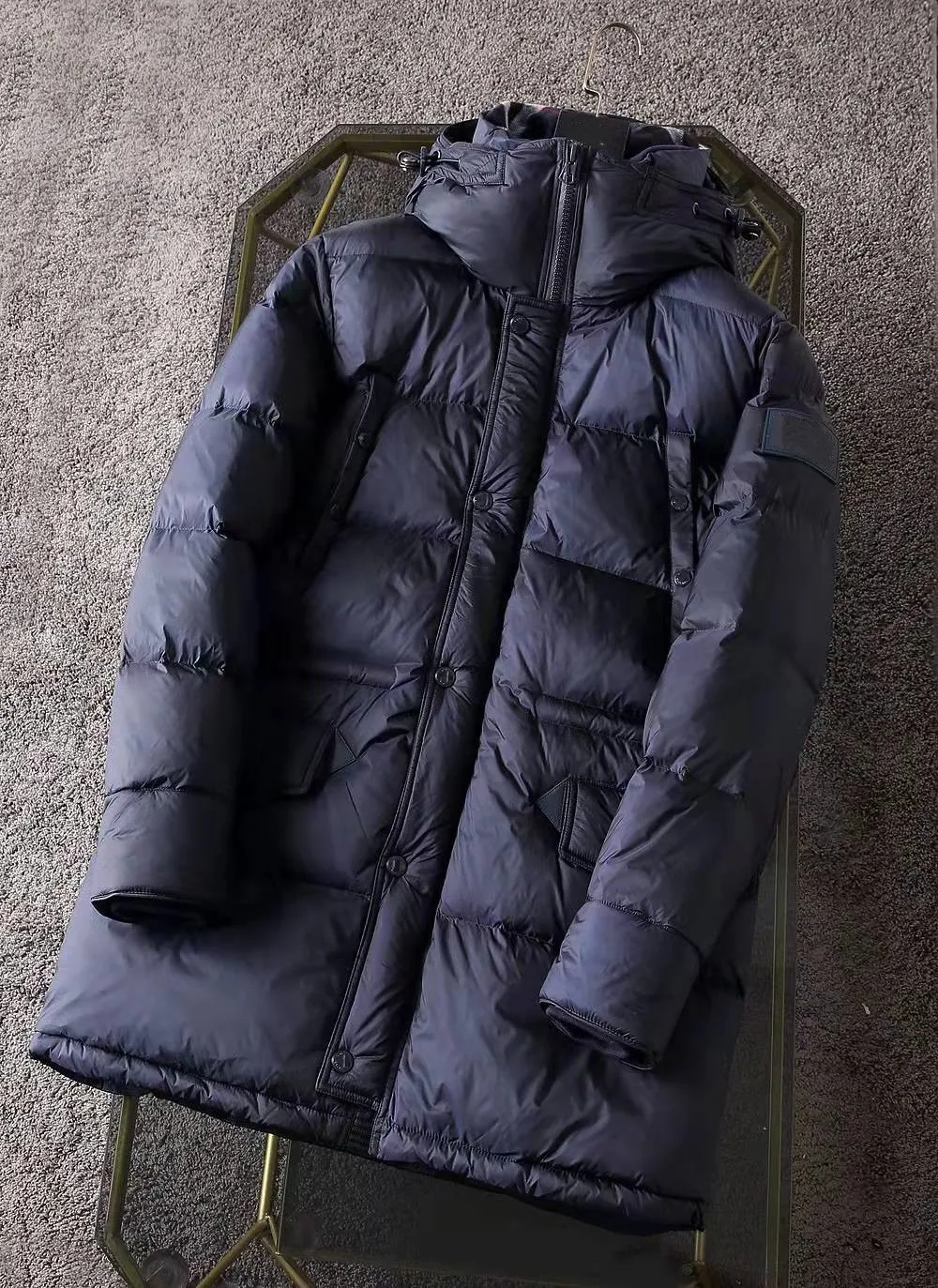 

New European Station Personality Slim Leisure Fashion Wild Trend Winter Waterproof Windproof Hooded Short Down Jacket