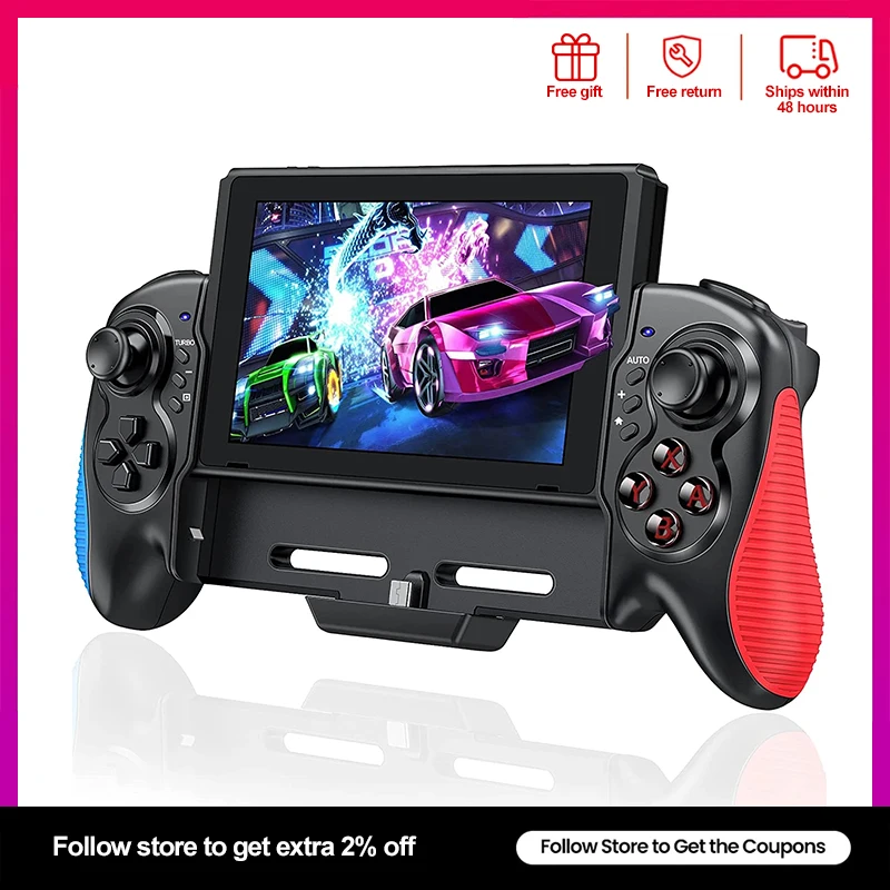 

For Nintendo Switch Game Controller Double Motor Vibration Handheld Joypad Built-in 6-Axis Gyro Gamepad Joystick For NS Controle