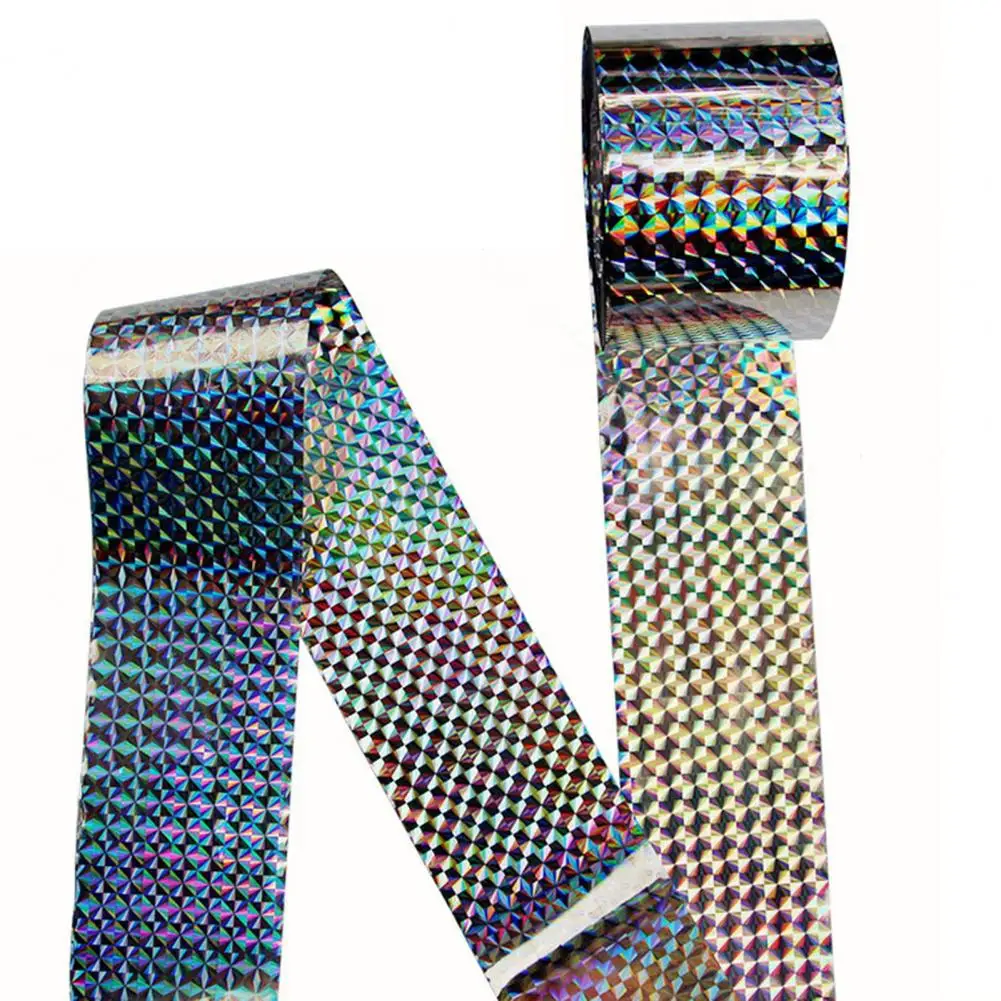 

Shining 1 Roll Practical Weather-resistant Bird Deterrent Tape Dual-Sided Yard Accessories