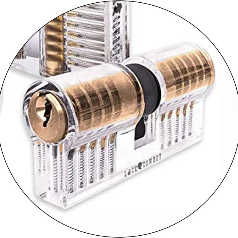 5 шт. карта отмычки набор отмычек с тренировочным замком для начинающих