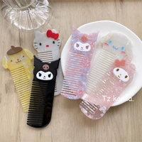 high quality sanrio same hair comb cute comb childrens new ins hair comb new product 2022 summer shiny and transparent