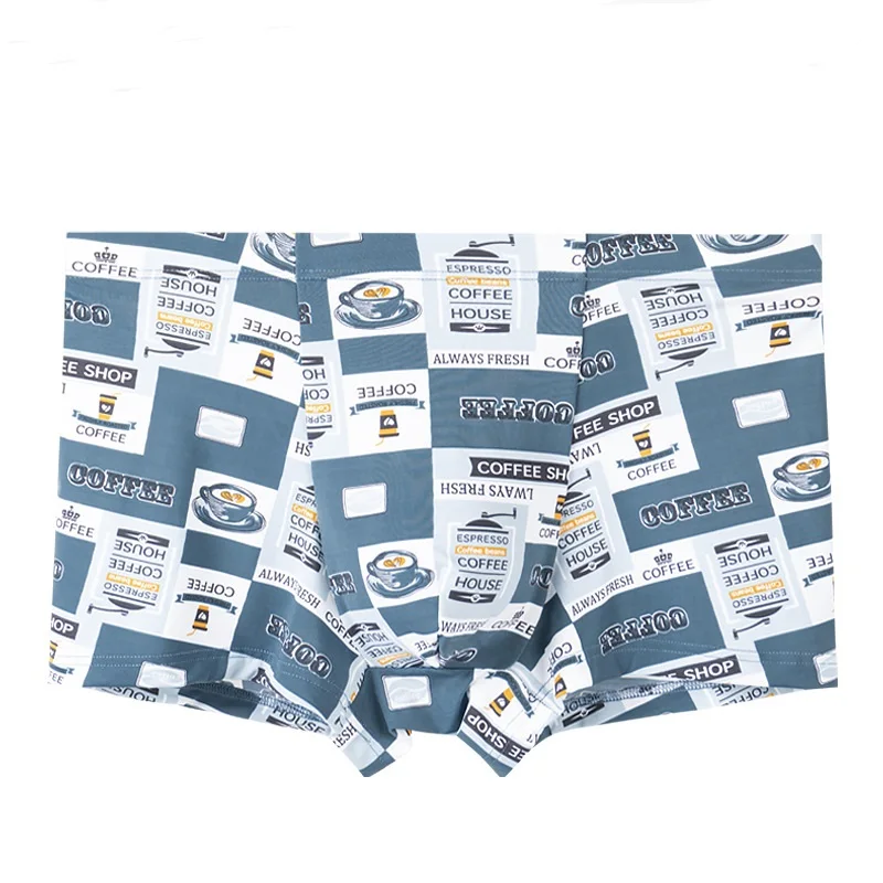 

2023 Summer Men Underwear Briefs Bulge Ultra Thin Ice Silk Breathable And Comfortable Trend Personalized Boxer Pants