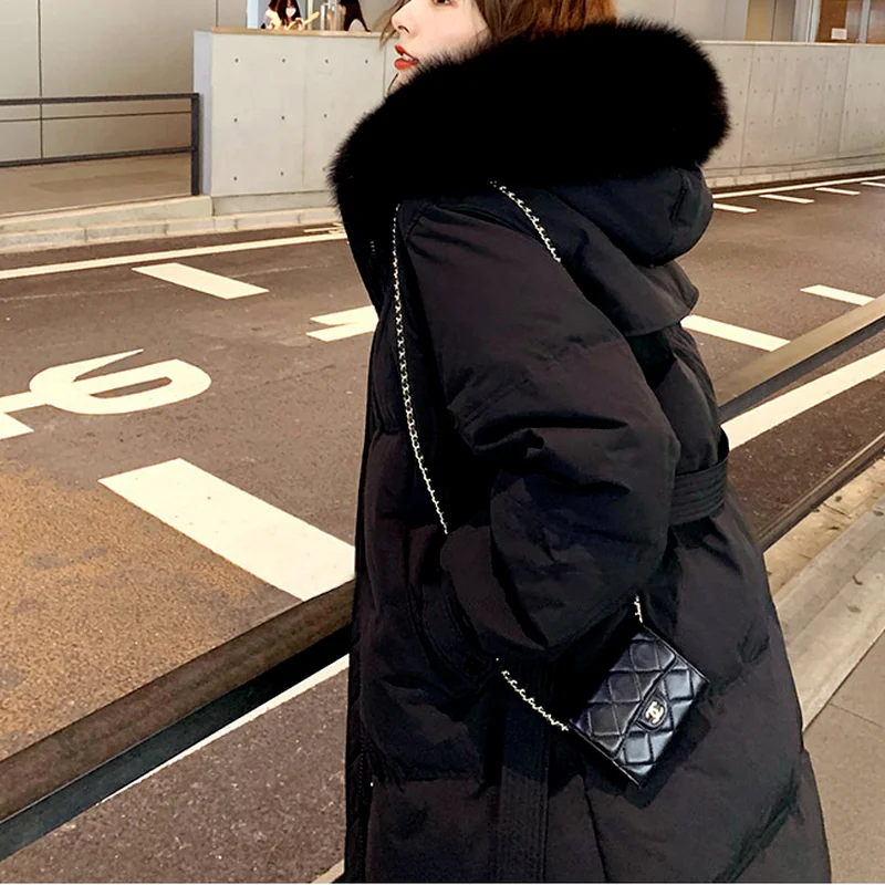 2021 Autumn New Fashion Women's Parka Coat Casual Windbreaker Down Jacket Women's Down Jacket Hooded Basic Coat Female Jacket