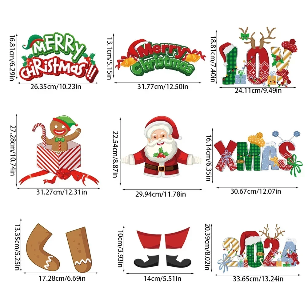 Бумажные Украшения Для Рождественской Елки Подвесные С Героями Мультфильмов