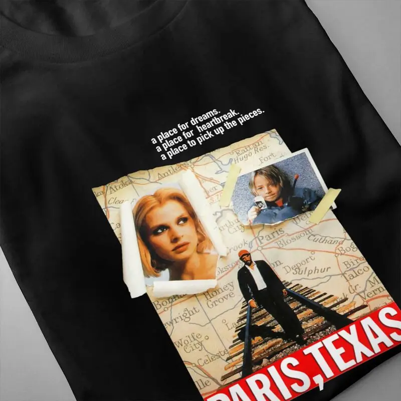 Парижский Техасский рисунок драматический постер из фильма модель 1984 футболка