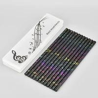 colorful music notes blackwood pencil student gift music stationery treble clef pencil box cute pencils for school pencil set