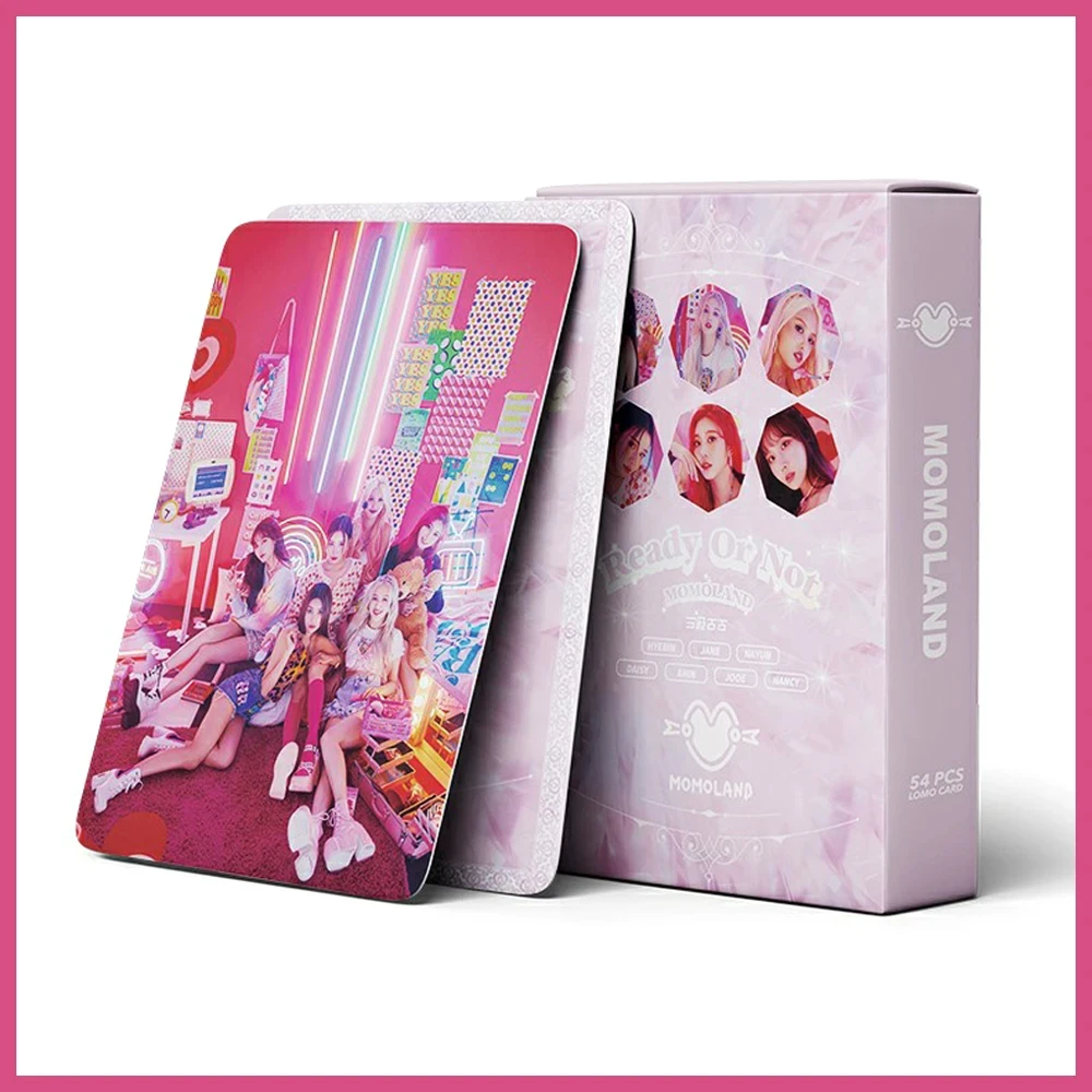 

55 шт./набор Kpop MOMOLAND LOMO карточки, новый альбом, готовые или нет Lomo карточки, фотокарточки для девочек, фотокарточки для поклонников, коллекционный подарок