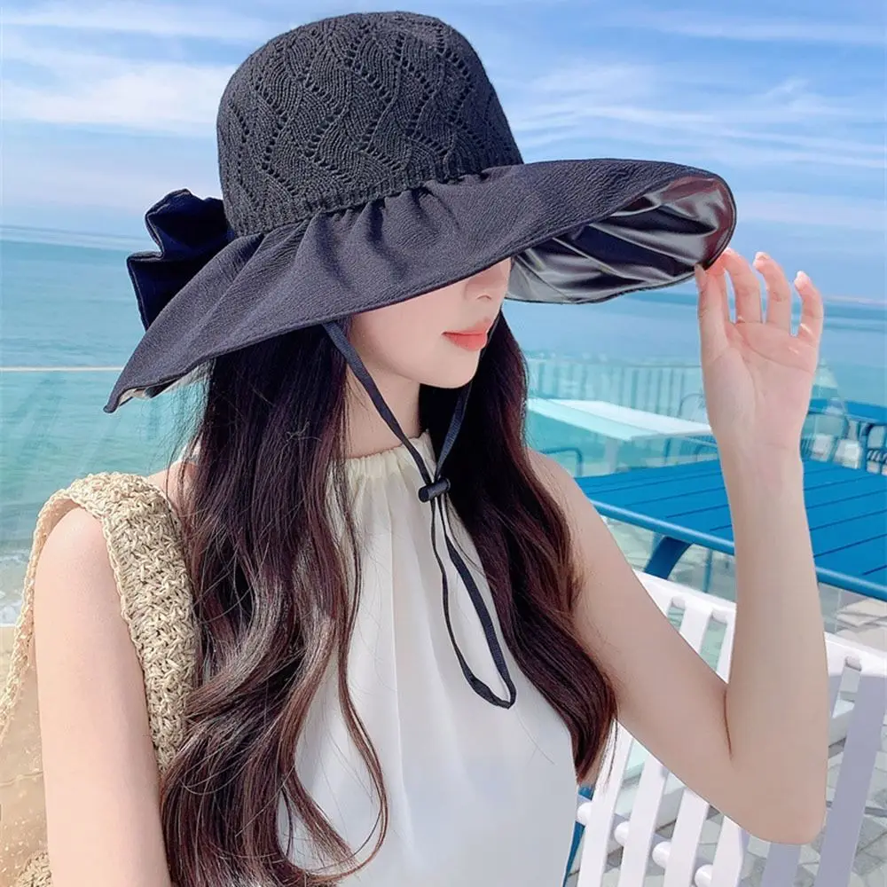 

Летняя Панама с большими полями, Пляжная Солнцезащитная шляпа с мягкими полями и защитой от ультрафиолетовых лучей