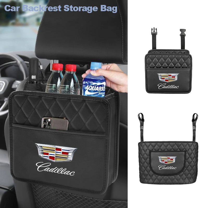 Автомобильное сиденье большой емкости органайзер для всякой всячины Сумка Аксессуары для Cadillac Escalade CTS ATS SRX BLS STS XT4 XT5 XT6 CT4 CT5 CT6 EXT