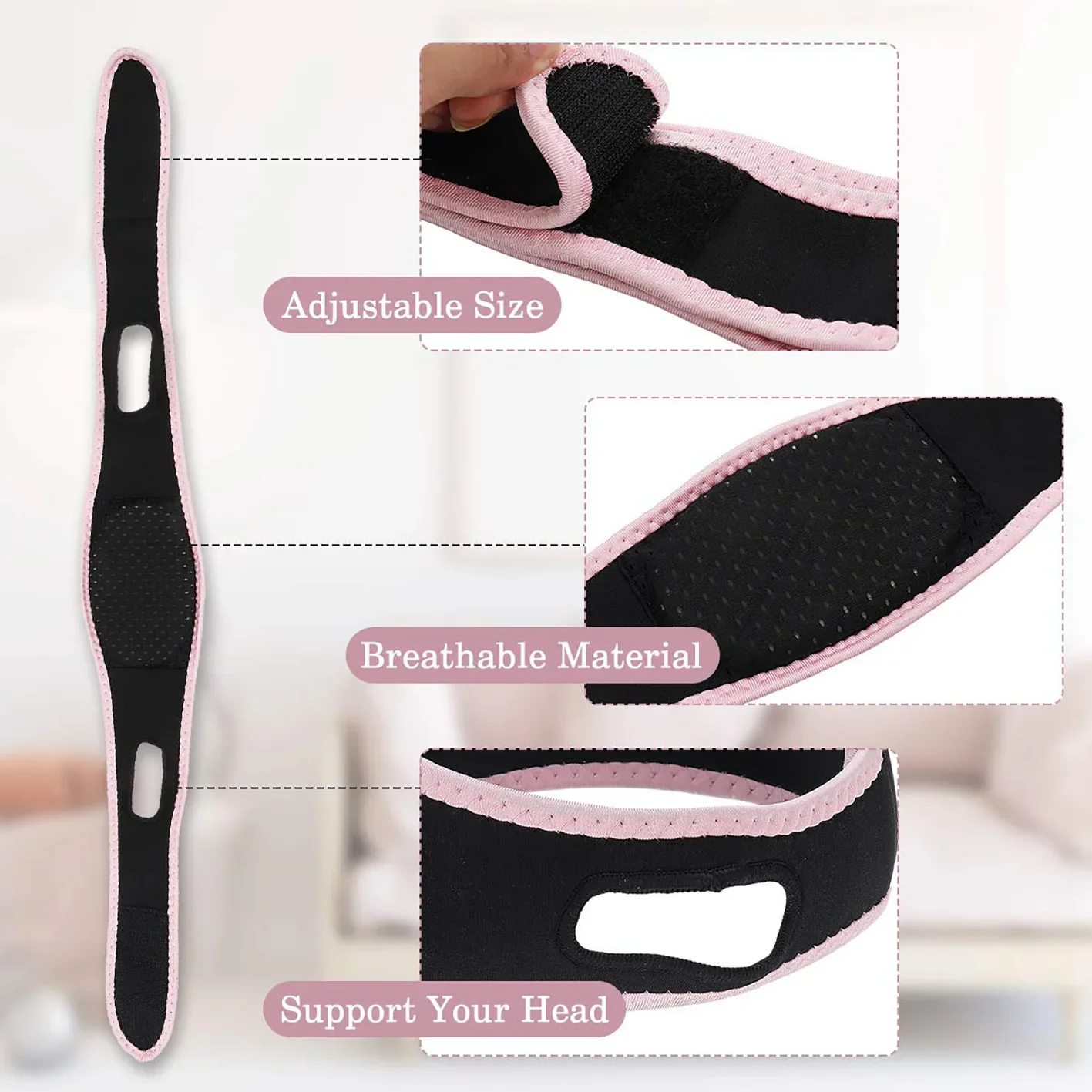 V Face Lift Up Belt Sleeping Sliming Mask Massage Shaper Band Facial Night Bandage Double Chin Skin