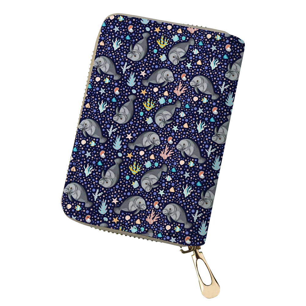 ADVOCATOR Animal Print Women's Card Bag Travel Card Case Cover Women Clutch PU Leather Custom Bag Pouch Free Shipping