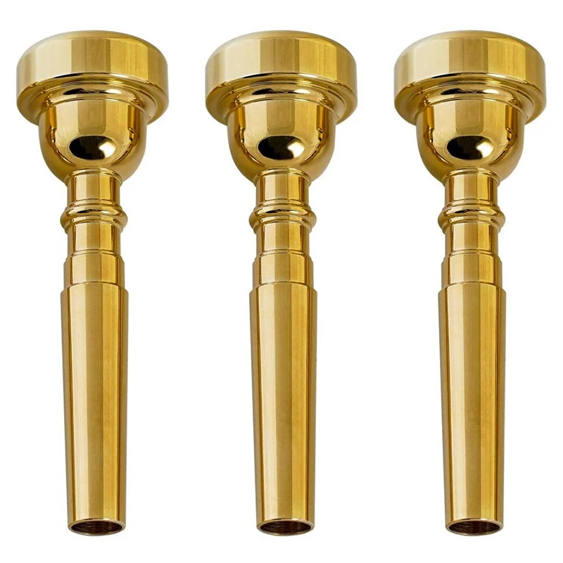 

Trumpet Mouthpiece 7C 5C 3C Trumpet Mouthpiece Set Replacement Musical Instruments Accessories (3 Pack)