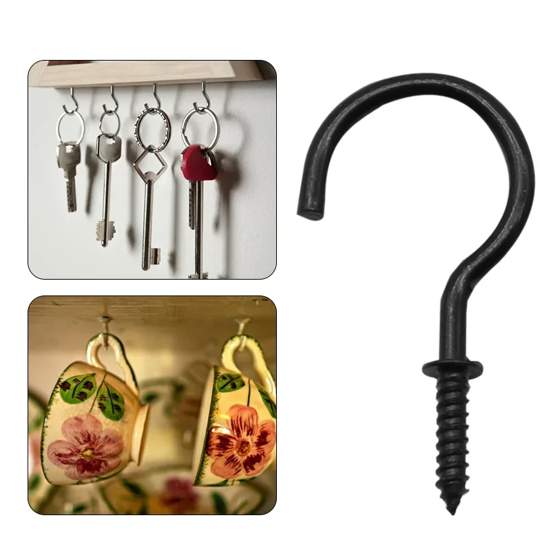 Набор крючков GAOXUN 75 шт. 6 размеров сверхпрочные Крючки для чашек подвесные винты с