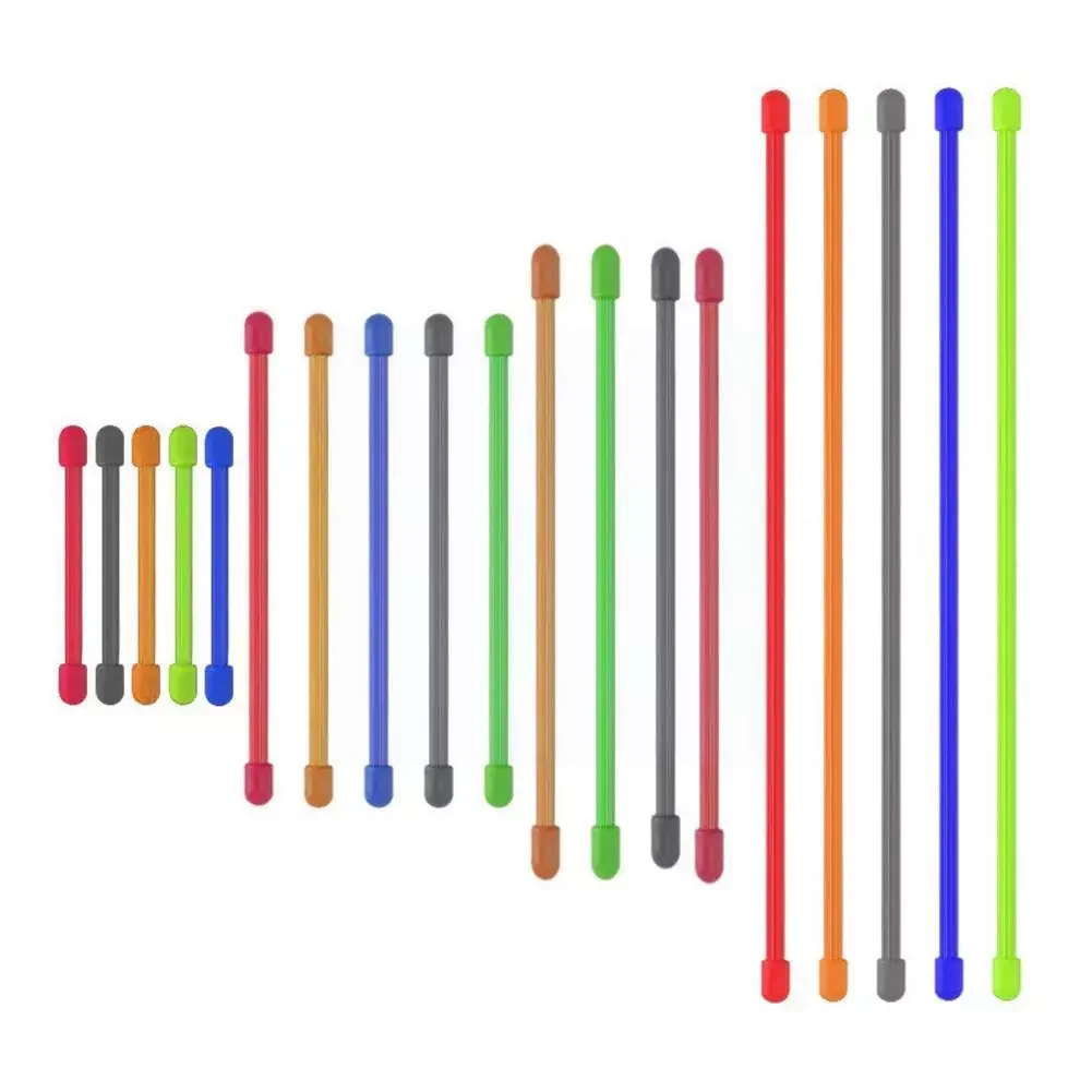 

Silicone Binding Rope Wrap Data Wire Cable Management Tape And Hook Straps Ties Cinch Loop Winder Organizer Wrap T1B1
