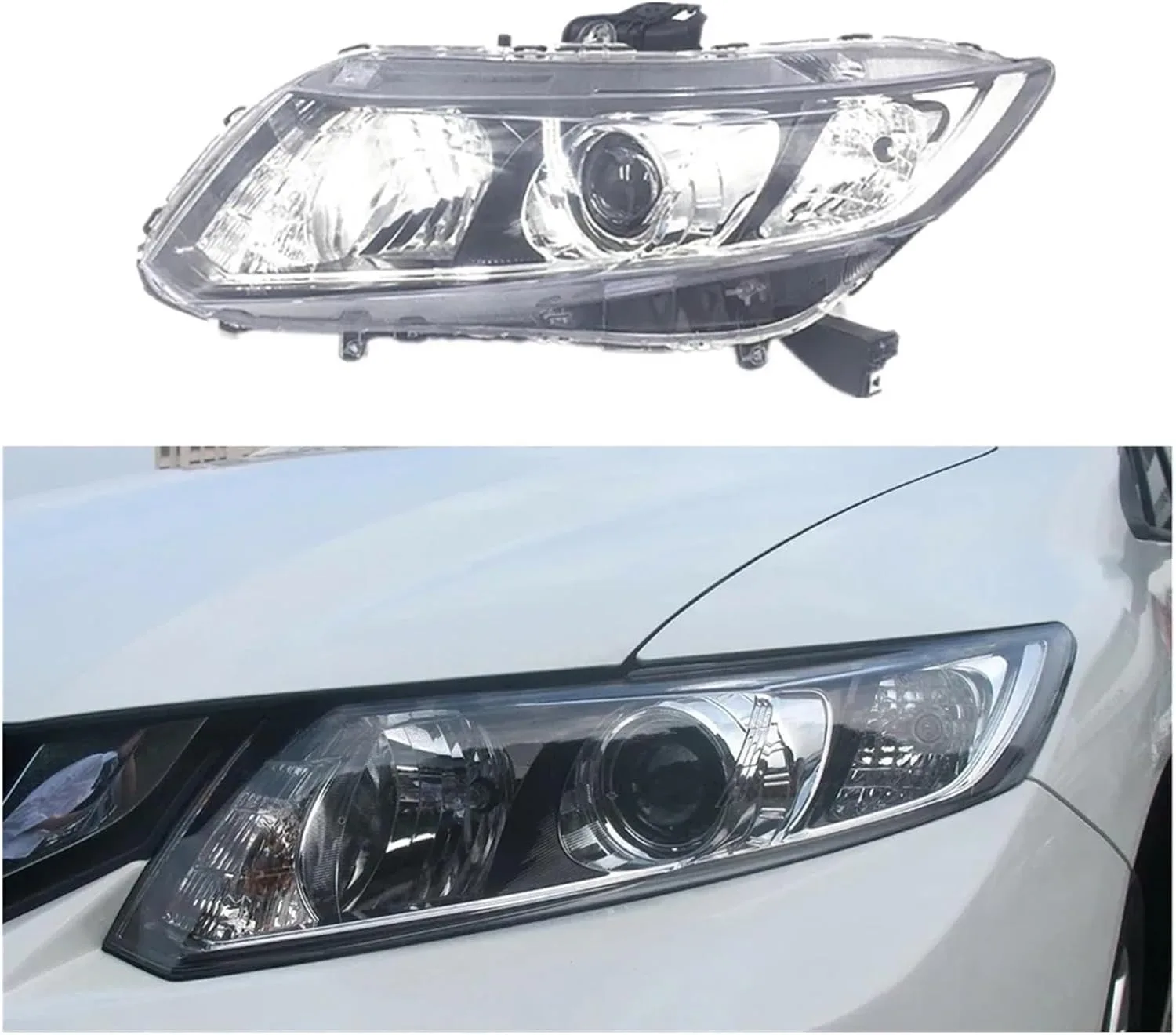 Для Honda Civic Fb Sedan 2012 2013 2014 2015, передний бампер, фара, фара дальнего света, указатель поворота (art.: 3920cd309fa45) - 3920cd309fa45