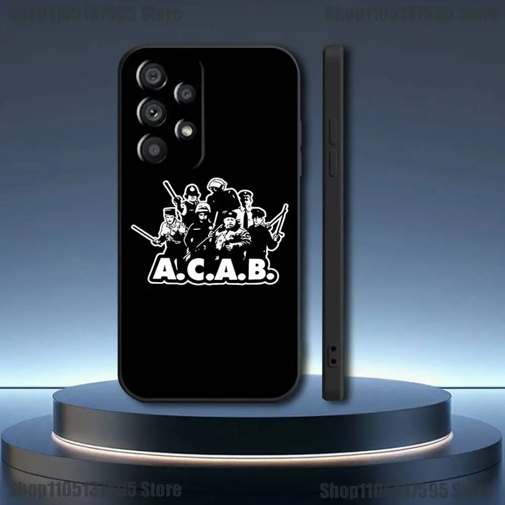 Фото Чехол для телефона Ultras Acab для Samsung Galaxy A73,31,32,72,41,53,52,71,22,5G, Note,J7,8,9 Soft Black Cover №5