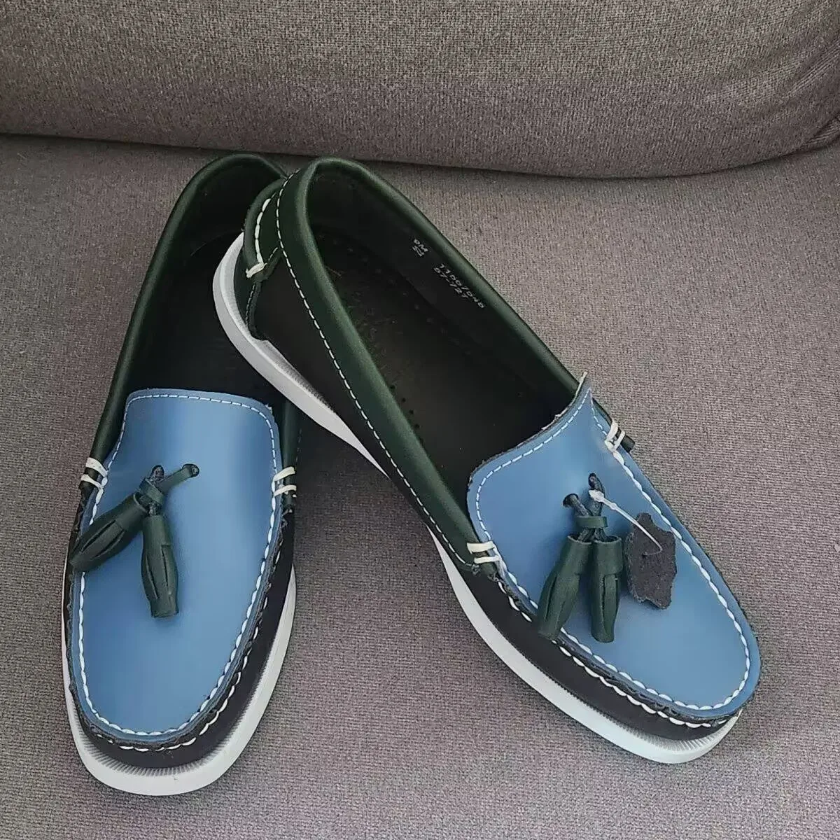 Мужские мокасины ручной работы Docksides классические лоферы из натуральной кожи