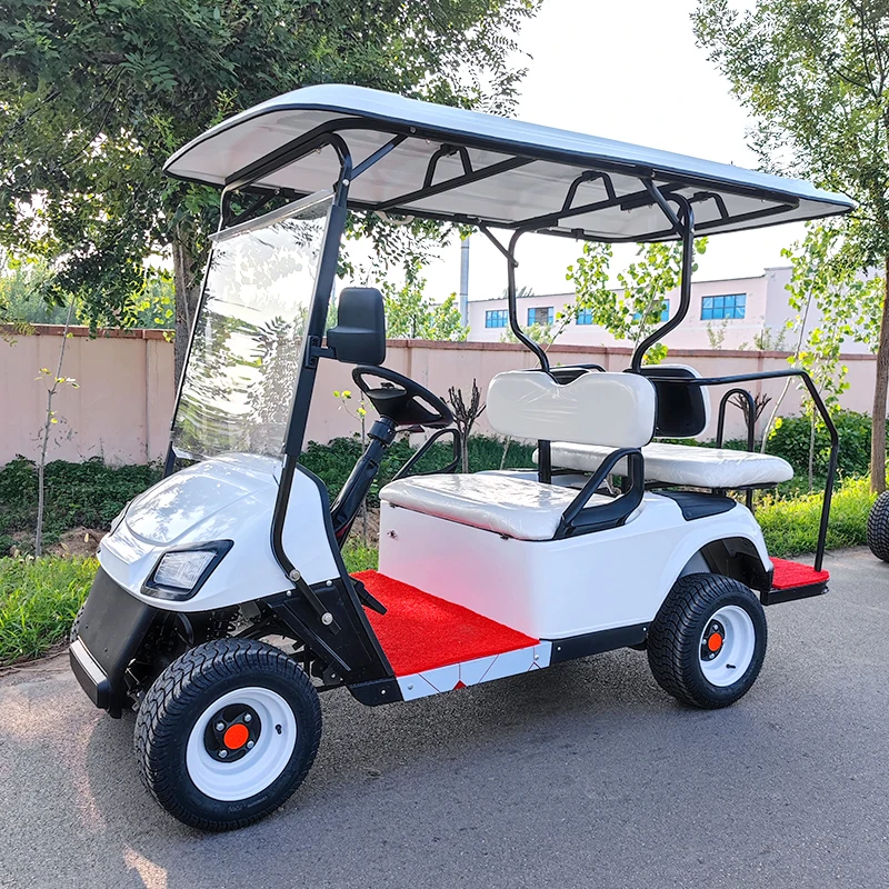 

European Quality 48v/60v/72v 4000w Motor Electric Off Road Golf Car Golf Club Carts With 2 and 4 Seats
