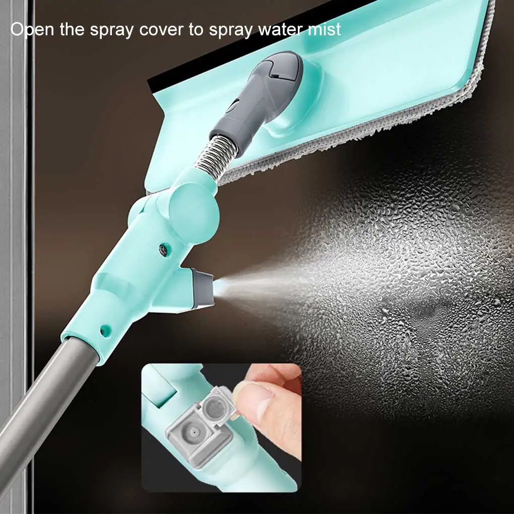 

High-rise Window Cleaning Brush Long Handle Squeegee Washing Reusable Pads Handheld Double-Faced Dust Brushes Floor