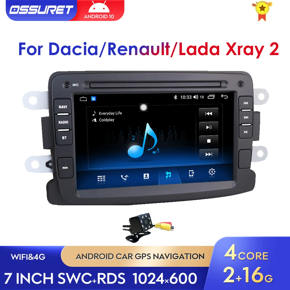 7-дюймовый Android автомобильный мультимедийный плеер для Renault/Dacia/Sandero/Duster/Captur/Lada Xray