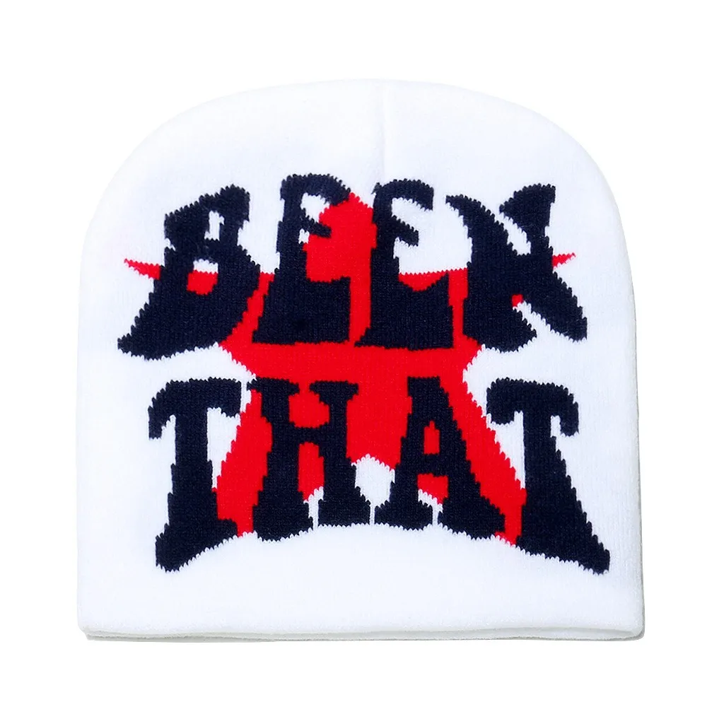 Серые женские и мужские зимние теплые шапки с надписью US Been That 2025 облегающие